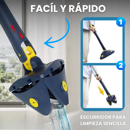 Fregona Triangular Para Limpieza FÁCIL ✨ + Cepillo GRATIS 🎁