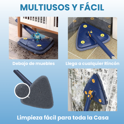 Fregona Triangular Para Limpieza FÁCIL ✨ + Cepillo GRATIS 🎁